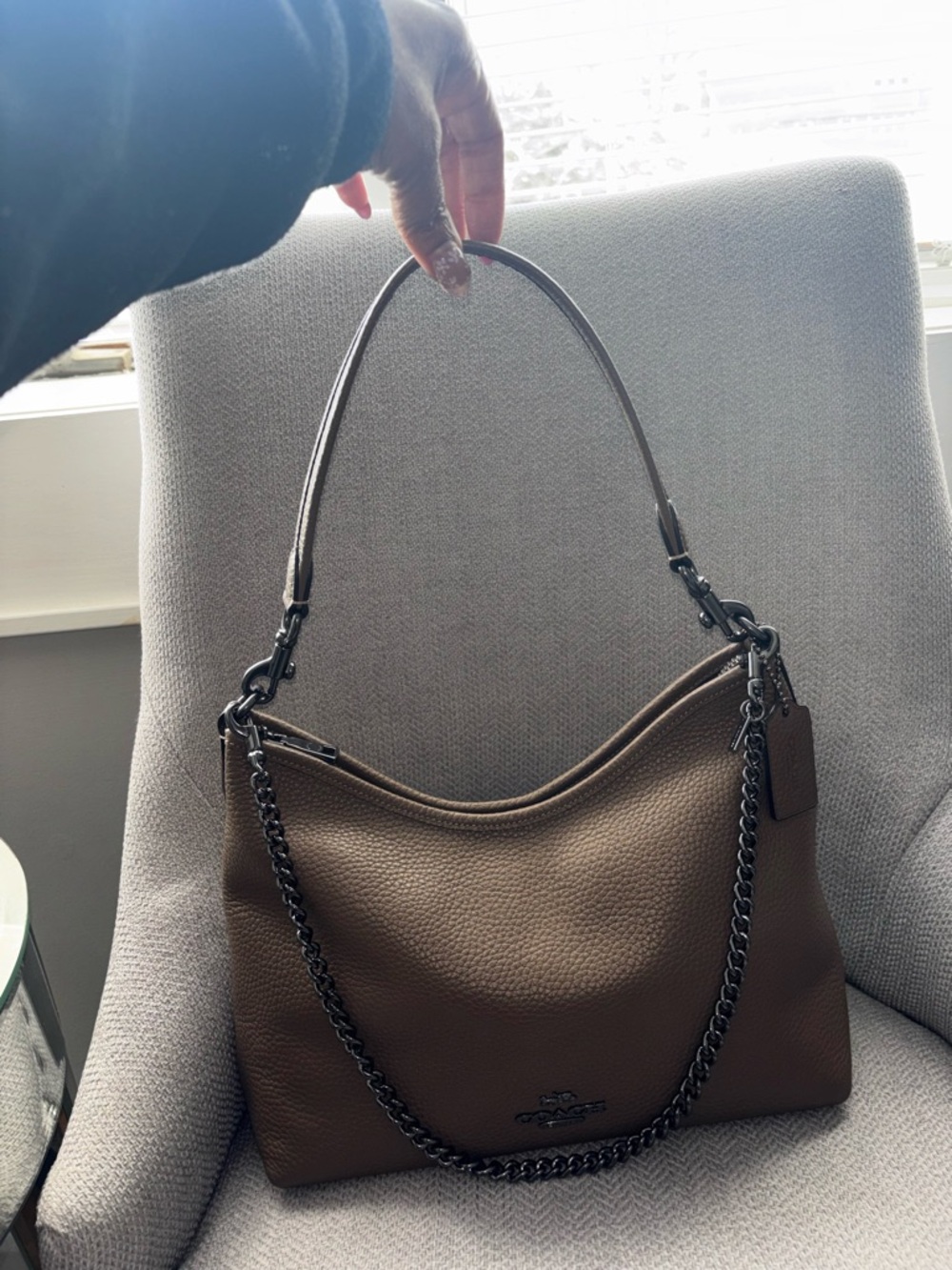 Coach Laurel Bag in Stone - Picture 2 of 13